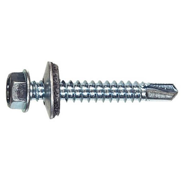 Grip-Rite Grip-Rite Pro-Twist No. 12 Sizes X 1-1/2 in. L Hex Hex Head Screws w/Washers 5 lb NHDW121125 - main